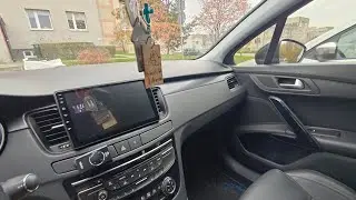 Peugeot 508 Mody LED ambient, DVR, Junsun V1 Pro