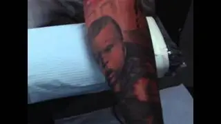 Thierry Henry New Exclusive Arm's Tattoo Made by Bang Bang NYC