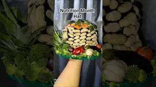 My DIY Nutrition Hat for my Daughter #nutritionmonth