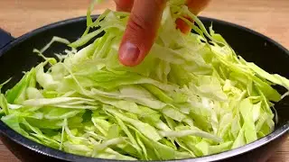Cabbage with tuna that drives everyone crazy! The best cabbage recipe! Quick dinner! Delicious!