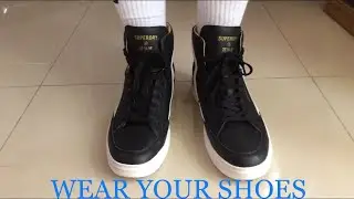 Superdry Basket Lux Trainer detailed look and on-feet look
