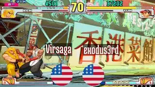 FT10 @sfiii3nr1: Virsaga (US) vs exodus3rd (US) [SF III 3rd Strike sfiii sf3 Fightcade] May 1