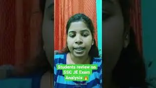 Students review on SSC JE Exam Analysis 🔥#sscje2022 #sscjeanalysis #sscjeadda247 #shorts #viral
