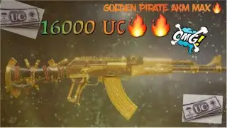 NEW AKM GOLDEN PIRATE MAX🔥🔥