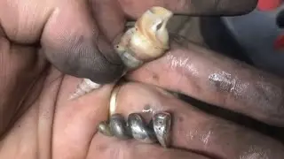 pouring &ldquo;sterling silver&rdquo; into a SEASHELL