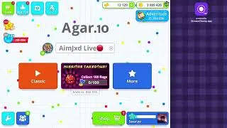 Aimjod agario live #agario #Miniclips