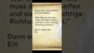 Der Weise und der Einsiedler - Huhito Fabeln-Deutsche Fassung Bd.44