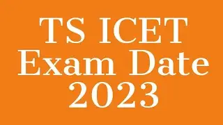TS ICET Exam Date 2023
