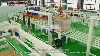 Automatic packing machine for MDF/PB( partical board)/chipboard/LSB/OSB/LPL/Plywood/Flooring