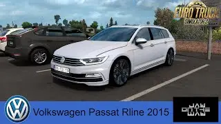 🚗 Volkswagen Passat Rline 2015 версия 1.2 для Euro Truck Simulator 2 #jayontheway