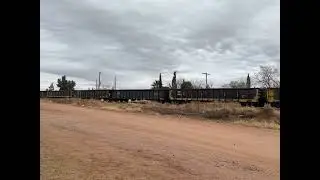 [IPhone 13] westbound Fxe 4585 manifest train in Naco Sonora