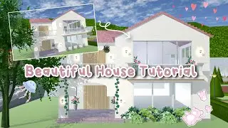 Beautiful House Tutorial 🌸✨ || Sakura School Simulator 