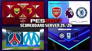PES 2017 - NEW SCOREBOARD PACK 25/26 AIO (SERVER)