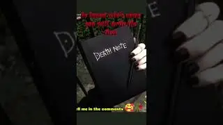 Be honest who's name you will write the first 🤌🔥🔪🥀##shorts#deathnote