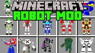 МОД НА РОБОТА ДЛЯ Minecraft! | СОЗДАЙТЕ АРМИЮ РОБОТОВ, ЧТОБЫ СРАЗИТЬСЯ С ЗОМБИ-АПОКАЛИПСИСОМ! | Мини-игра с модами