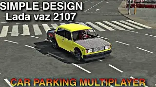 Lada vaz 2107 design tutorial car parking multiplayer SIMPLE DESIGN (CARBON HOOD)