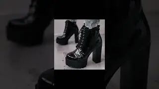 Beautiful black high heel boots for girl #viral #shorts #new #2022 #trend #boots #black #like #love