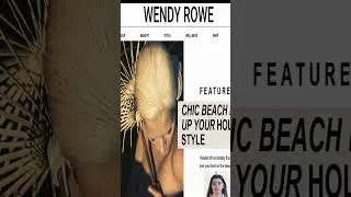 Wendy Rowe, One of the Best Beauty Blog Examples - #2 On The Beauty Blog Websites List