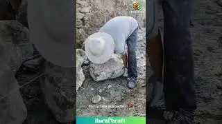 Real Life Strongman Challenge: Stone Wall Edition 💪 #strongman #lifting #heavy #construction