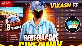 🔴] VIKASH FF LIVE..UID CHECK 💬 CUSTOM GIVEAWAY
