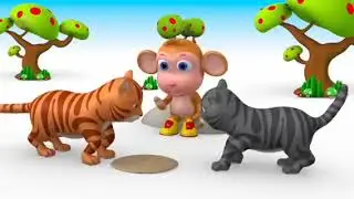 2cat and monkey Urdu story