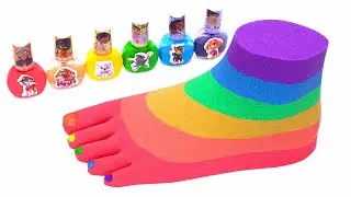 🏖️👐 Kinetic Sand ASMR | Mold & Play with Sand 🎵 Educational Cartoons for Kids