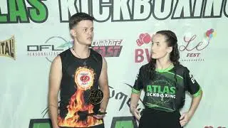 Atleta Kaic do Ct Company fight no Atlas Kickboxing