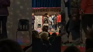 Ethan Ungyu (drum dance) at Aklavik x-mas concert