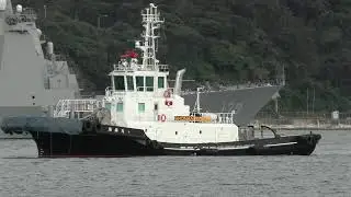 護衛艦「まや」吉倉桟橋より出港