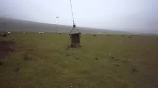 instructional video of how to swing cast a dragline bucket