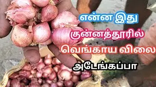#kunnathur #vegetable marketகுன்னத்தூரில் வெங்காய விலை ஏமாற்றியது விவசாயிகளை #onioncells