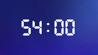 54 Minute Timer to Shift Your Brain Waves to Focus & Stay in Frequency | Deep State Edition | NX 🎵🎵