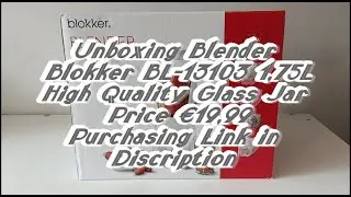 Blokker BL-13103 Blender 1,75L €19,99 Unboxing