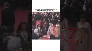 she is so down to earth 🌎🥺💕✨ #aishwarya #aishwaryaraibachchan #bollywood #richachaddha #cannes