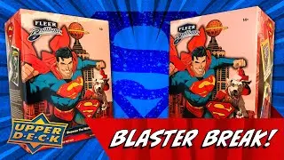 Fleer Brilliants SUPERMAN blasters by Upper Deck | Rare pulls! | Exclusive Target RED Parallels