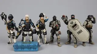 【开盒分享】JOYTOY暗源 佩伦巡逻团PERON PATROL/月狼舰队三人组MOON WOLF FLEET