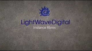 Lightwave 3D Instance fibres