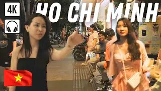HO CHI MINH at NIGHT is BUSTLING and VIBRANT….. (4K Nightwalk)