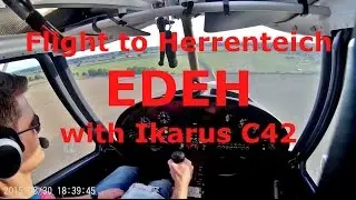 ✈ Flight to Herrenteich with Comco Ikarus C42C