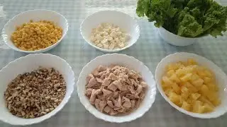 Ананас қосылған салат. Ананасовый салат. Ананасты салат. Салат жасау 😍😍😍
