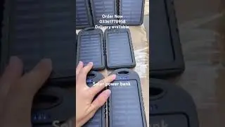 Solar Power Bank in Pakistan| Technologies| New Products