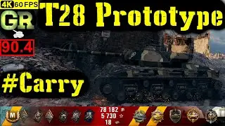 World of Tanks T28 Prototype WoT Replay - 10 Kills 5.7K DMG(Patch 1.4.0)