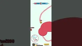 I played red vs blue and win #gaming #paper.io.2