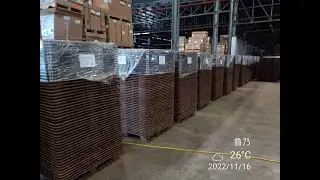 How to recycle palm fibers into pallets!