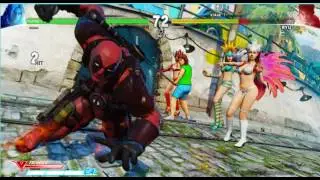 Street Fighter 5 (2016) game story mods ken deadpool costum