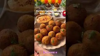 Peri Peri Cheese Potato Balls 🧆! #periperi #potatorecipe #potatoballs #recipe #food #cooking #shorts