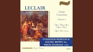 Violin Concerto in A Major, Op. 7 No. 6: II. Aria. Grazioso non troppo adagio