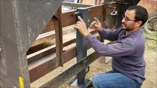 Rebuilding gooseneck trailer installing bulldog jack 10000 : Primeweld cut60 Yeswelder Arc pro 165ds