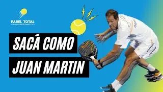 🥇✅Juan Mart&iacute;n Diaz te ense&ntilde;a sus saques en el padel✅ 🥇