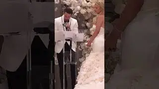 The groom made everyone laugh during his vows. 🤣 #shorts